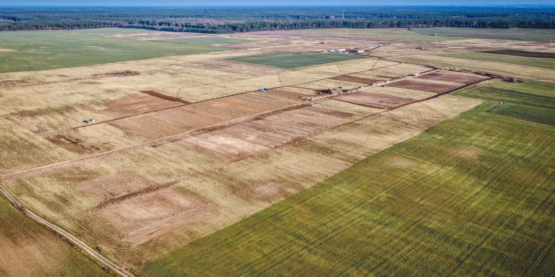 Naujo 91 MW galios saulės parko ir 110/30 kV pastotės statybos darbų pradžia