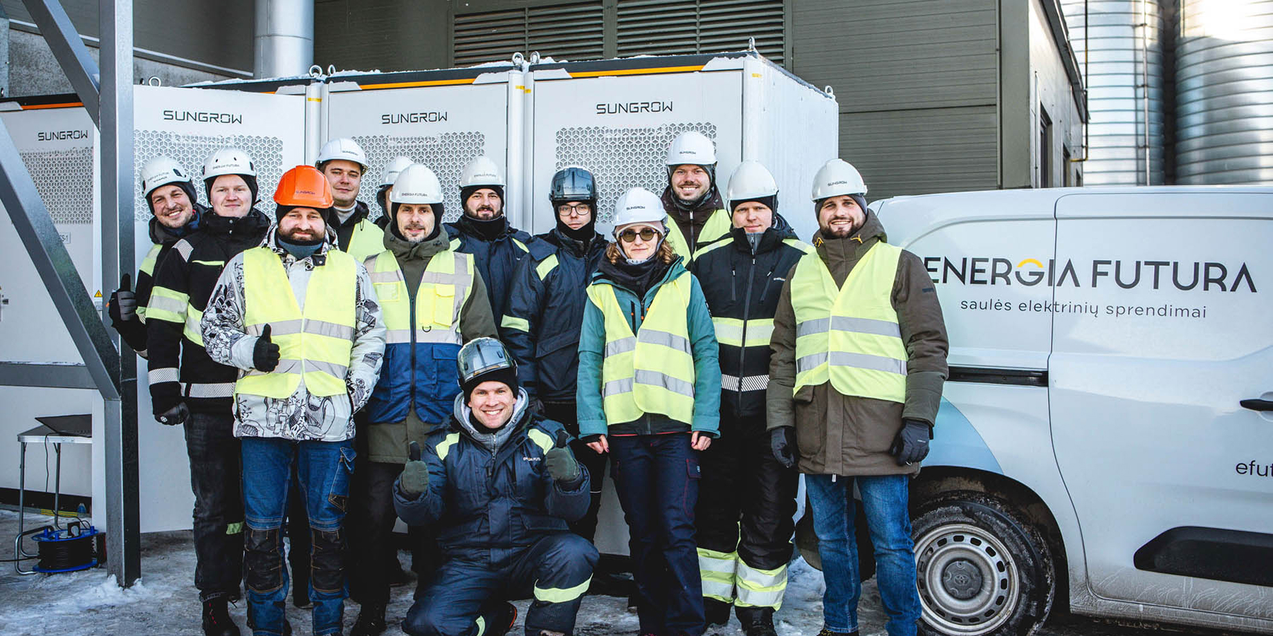 Tapome oficialiu „Sungrow“ BESS sistemų konfiguravimo ir paleidimo partneriu Baltijos šalyse