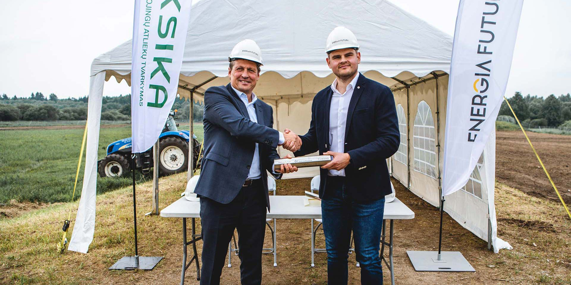 Pradėjome „Erelio saulės parko“ statybas Šiaulių rajone