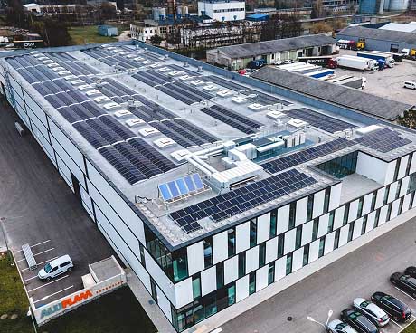 „ABC Nordic” 549 kW solar power system