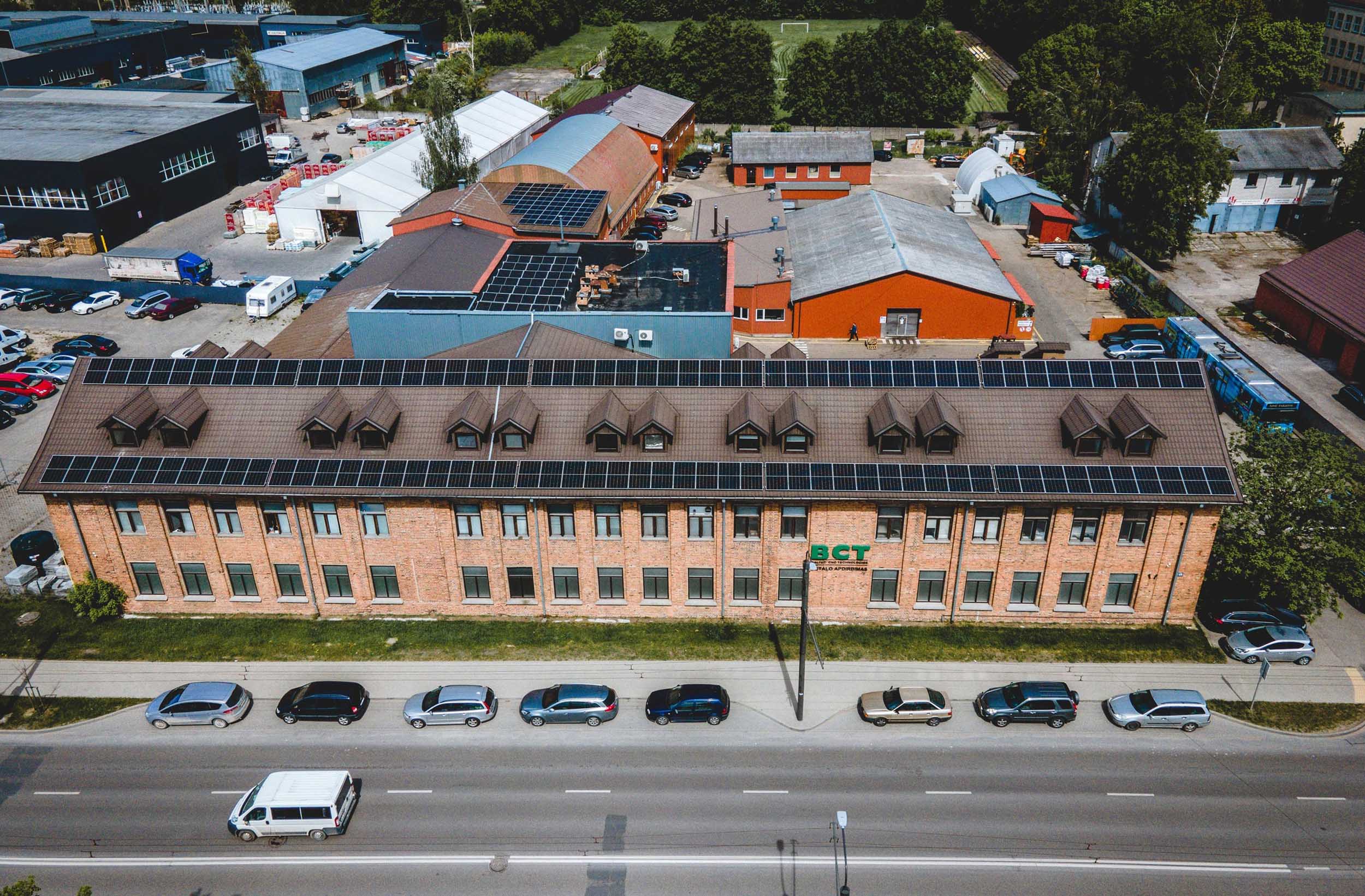 „Baltec CNC Technologies” 99 kW saulės elektrinė