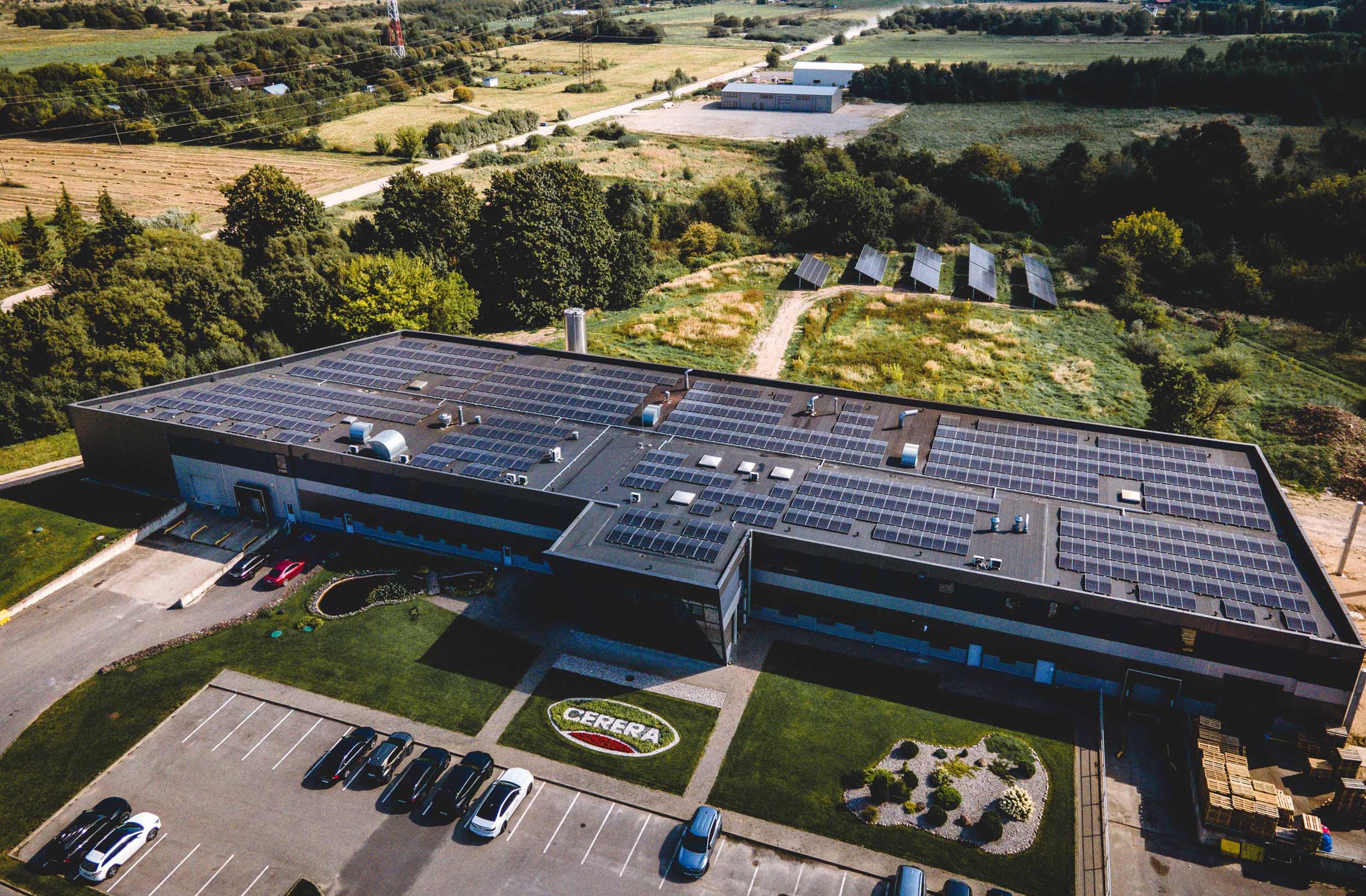 „Cerera foods“ 448 kW saulės elektrinė