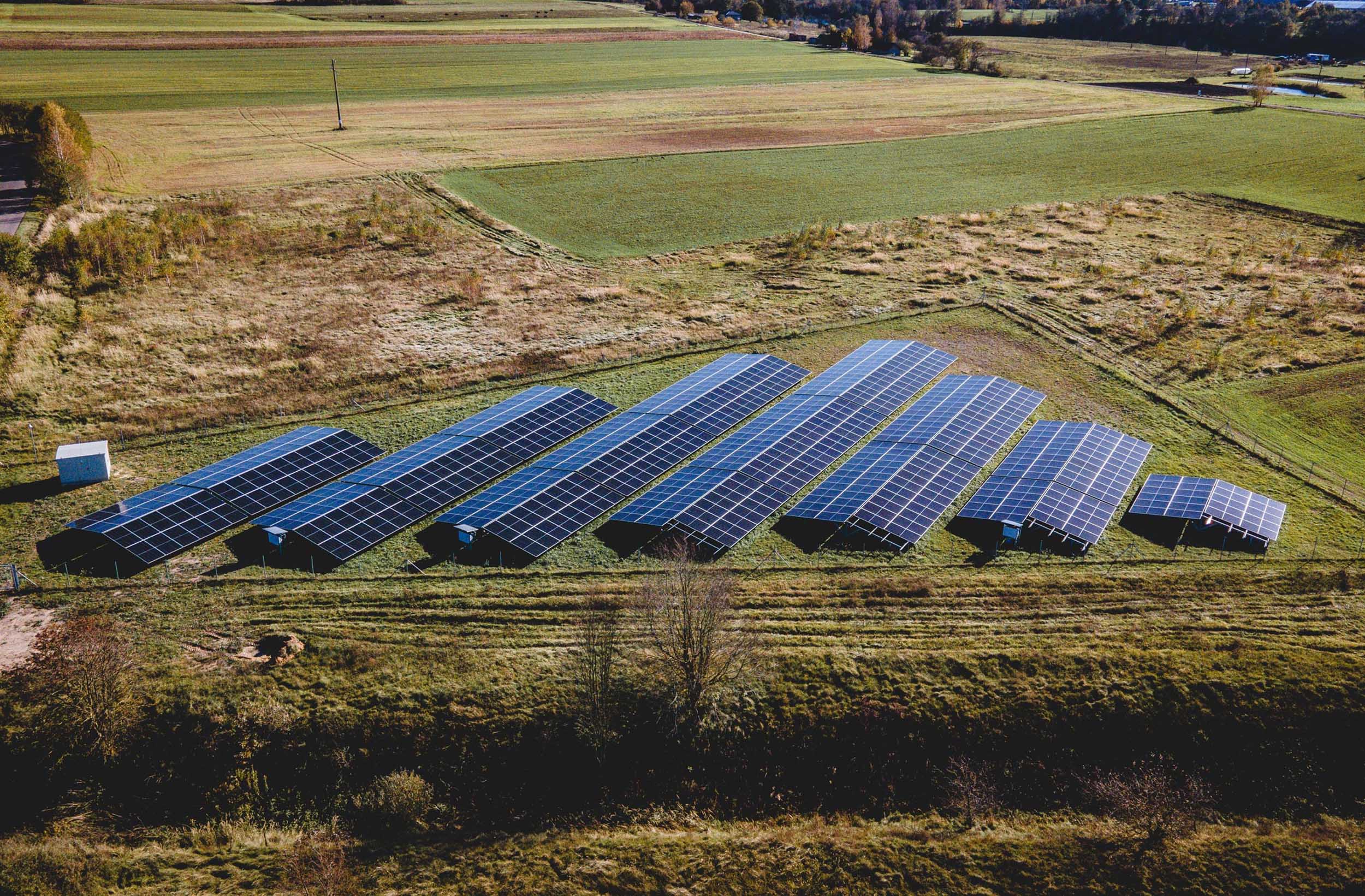 Privačių investuotojų 400 kW saulės elektrinė