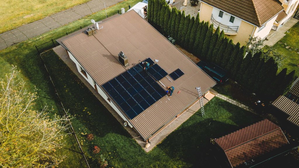 Saulės elektrinė 6.08 kW galingumo